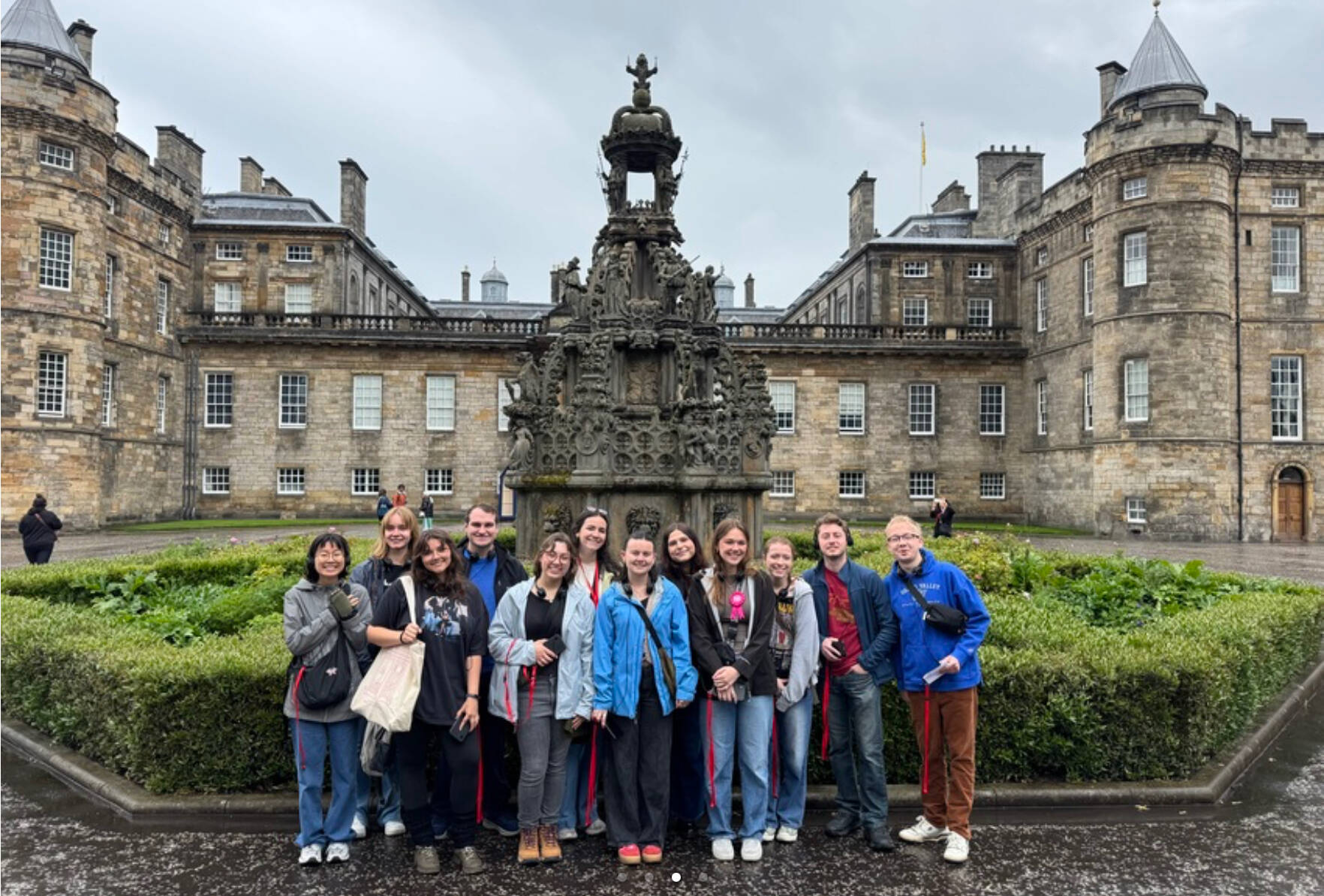 Students on Scotland Writing Faculty-Led program